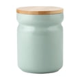 thumbnail image 1 of jifeng Boîte à Café Pot à Biscuits Boîte de Rangement pour Thé, Boîte de Cuisine en Porcelaine, Rangement Alimentaire Vert 700ml, 1 of 9