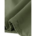 thumbnail image 5 of Agnes Orinda Women's Plus Size Hooded Anorak Jacket Utility Parka Zip Snap Drawstring Waist Windbreaker Coat with Pockets L Army Green, 5 of 6
