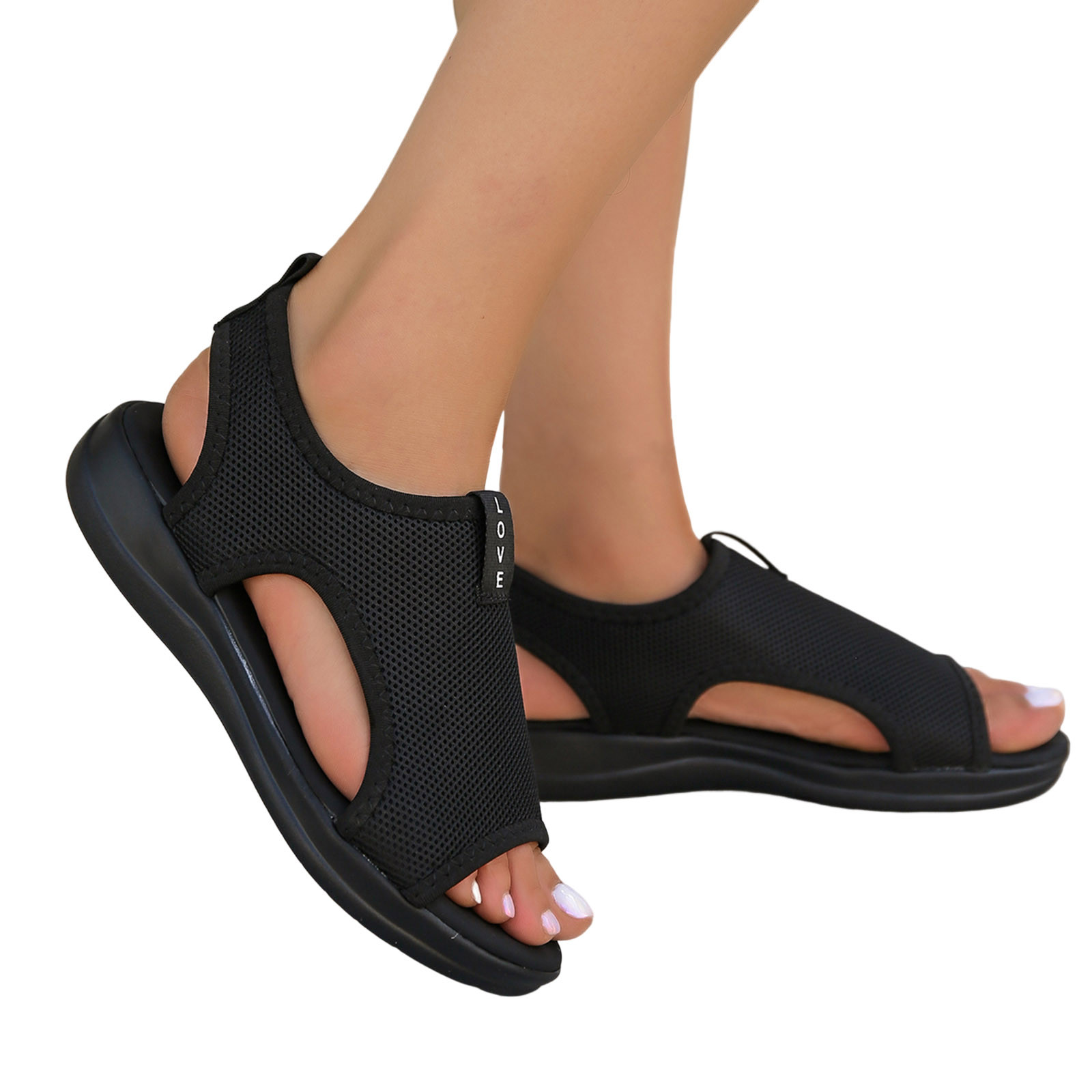 eczipvz Womens Sandals Women Sandals Summer Dressy Wedge Sandals Flat ...