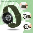 thumbnail image 3 of KBYKO 20mm Nylon Watch Bands Compatible with Samsung Galaxy Watch 7/6/5/4/FE/Watch 6 Classic 43mm 47mm/Watch 5 Pro 45mm/Watch 4 Classic 42mm 46mm/Galaxy Watch 42mm/Watch 3 41mm for Women Men, 3 of 7