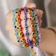 thumbnail image 4 of Bracelet, Crystal Bead Bracelet, Retro Evil Eye Bracelet, Handmade Female Bracelet, Braid Rope Couple Bracelet, Lucky Fashion Jewelry, 4 of 4