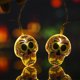 thumbnail image 1 of Lámpara Luces decorativas de 15 m luz de calavera ABS sin batería para decoración de ambiente de Halloween Tmvgtek Para estrenar, 1 of 8