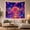 Cosmic Beach, variant on Celestial Planet Over Tropical Nightscape, Dreamy Psychedelic for Space Lovers, Cosmic Wall Art Housewarming Gift Tapestry Wall Hanging for Bedroom, Living Room and Dorm