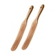 thumbnail image 5 of Espátula de madera plana para raspar huevos, espátula de madera multiusos antiadherente B, 5 of 9