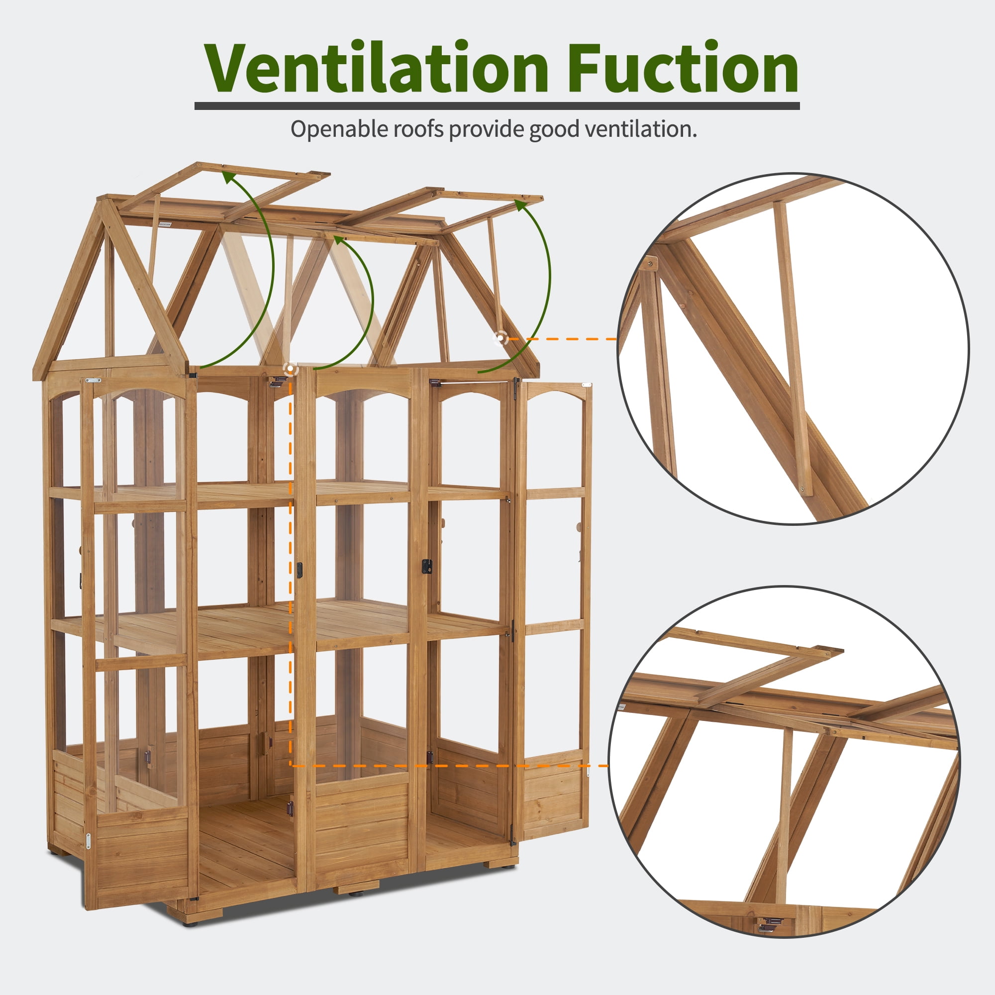 greenブラウンM Amazon.com : MUPATER 8'x16' Polycarbonate Greenhouse Kit