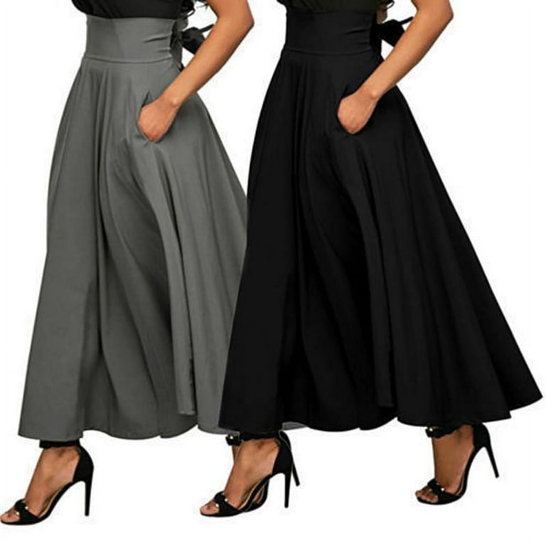 Women Retro Plaid Wool Dress 4029