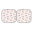 thumbnail image 5 of Lsque Dachshund Dog Puppy 2 PCS Windshield Sun Shade | CarFoldable Window Covers | Car Accessories Reflect UV for Universal Cars SUV Truck | Medium, 5 of 7