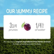 (6 pack) Happy Baby Clearly Crafted, Stage 1 Organic Baby Food Pouch, Prunes, 3.5 oz.
