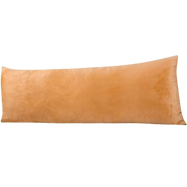 ORGANICTUNE Velvet Long Body Pillowcase, Super Soft and Cozy Luxury