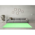 thumbnail image 3 of Ahgly Company Indoor Square Solid Emerald Green Modern Area Rugs, 5' Square, 3 of 4