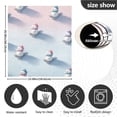 thumbnail image 3 of 3d Christmas Snowman Sledding Dishwasher Magnet Refrigerator Magnetic Cover Washing Machine Magnet Sticker Kitchen Decor, 3 of 6