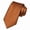 Rust, variant on Rust Tie for Men, 3.15 inch Wide Solid Color Necktie for Business Wedding Formal Wear