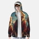 thumbnail image 2 of Balery Meditating Golden Retriever Sudadera ligera de manga larga con capucha y protección solar UPF 50+ para hombre y mujer, ideal para pesca y running-X-Large, 2 of 7
