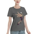 thumbnail image 2 of T-Shirt Basique à Manches Courtes pour Femme une Pièce Robin, 2 of 6