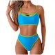 thumbnail image 2 of Trajes de baño para mujer, Trajes de baño para mujer Traje de baño ajustado estampado para mujer que cubre el vientre y las piernas Conjunto de traje de baño conservador Traje de baño para mujer, 2 of 7