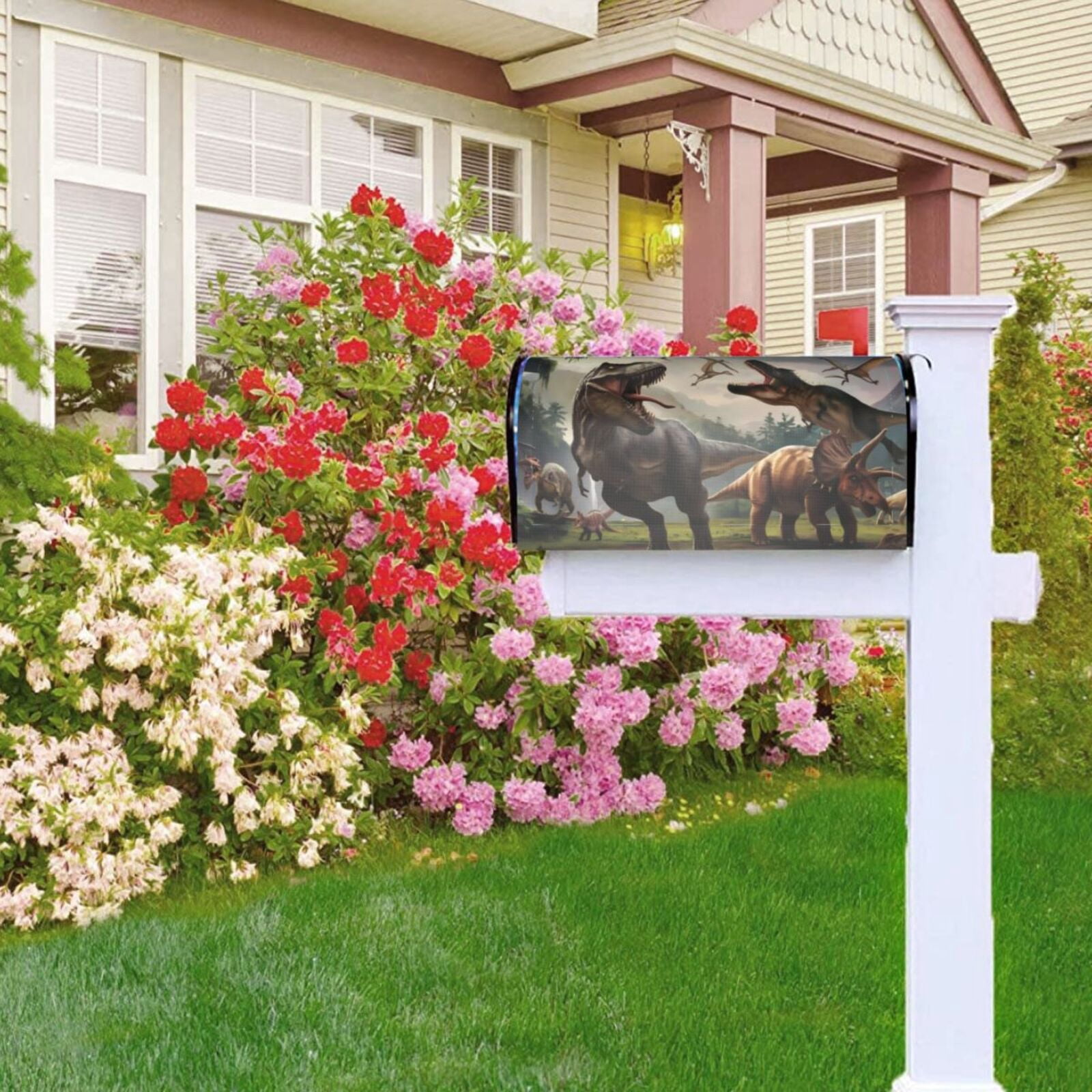 Kdxio Magnetic Mailbox Cover 21x18 in Mailbox Cover Outdoor Decoration Holiday Mailbox Covers for Home Garden Yard-21x18 in