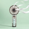 thumbnail image 4 of Portable Handheld Mini Neck Fans, Personal Fan Ventilador Recargable, Fans that Blow Cold Air USB Chill Pill Fans for Travel Beach Camping Hiking, 4 of 7