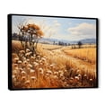thumbnail image 2 of Designart "Countryside Rustling Wheat landscape II" Landscapes Floater Framed Wall Art Print, 2 of 7