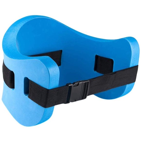 Swim Floating Belt - Water Aerobics Exercise Belt - Aqua Fitness Foam Flotation Aid - Swim Training Equipment for Low Impact Swimming Pool Workouts & Physical Therapy Blue