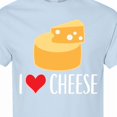 thumbnail image 4 of Inktastic I Love Cheese Funny Cheese Lover T-Shirt, 4 of 5