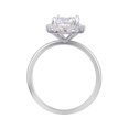 thumbnail image 4 of White Topaz Halo Style Promise Ring, 4 of 9