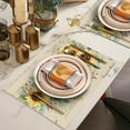 thumbnail image 3 of Sunflower Placemats Set of 6 Sunflower Table Mats Washable Place Mats for Home Party Indoor Kitchen Dining Table Decoration 12x18 Inch, 3 of 6