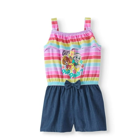 Toddler Girl Sleeveless Tank Shorts Romper