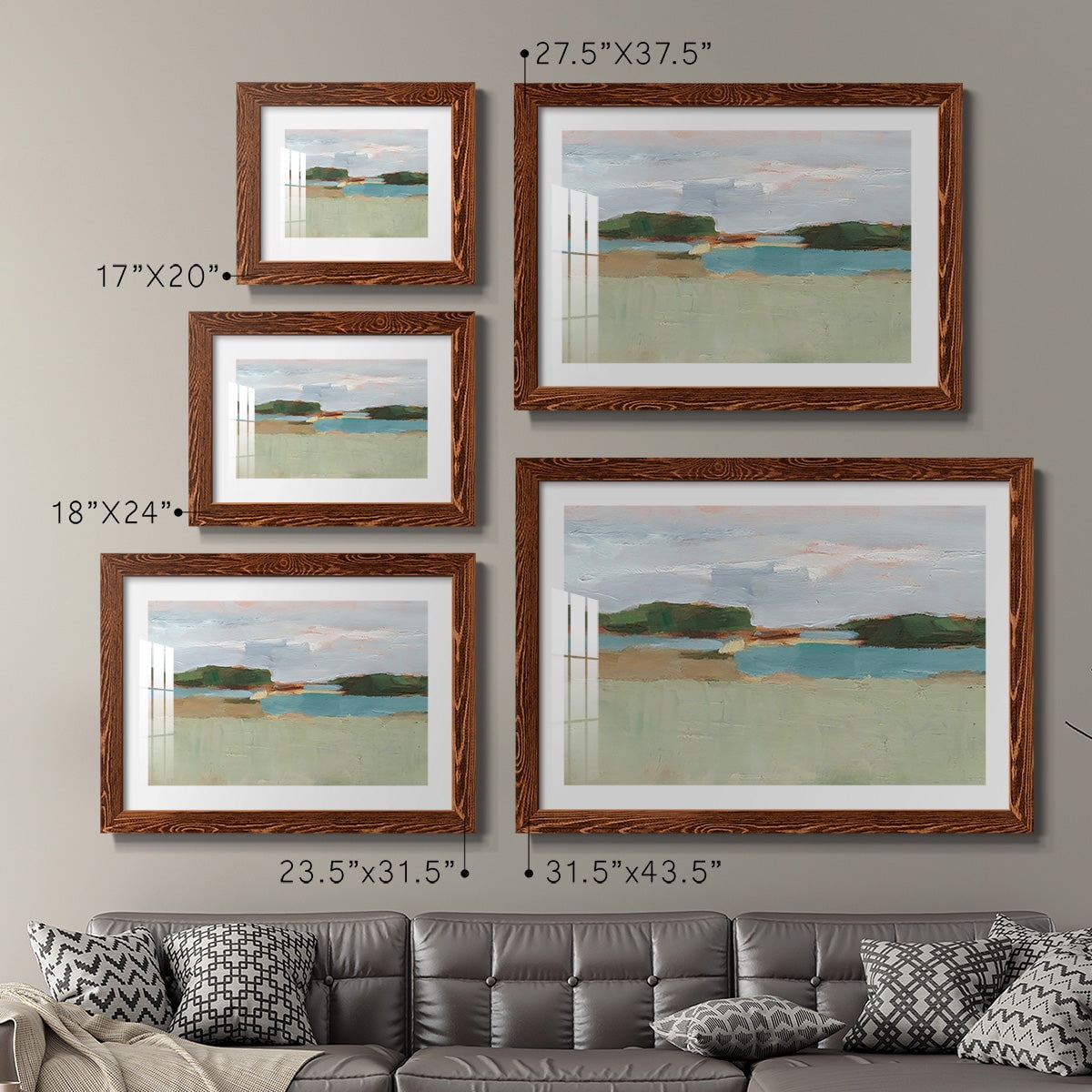 High Noon Vista Study I-Premium Framed Print - Ready to Hang