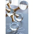 thumbnail image 4 of Molecular Ball - 8" x 8" x 8" - Clear/Gold, 4 of 10