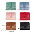 thumbnail image 3 of TAZAG women's wallet short retro buckle large capacity multi-card slot stone pattern coin purse ID bag, 3 of 4