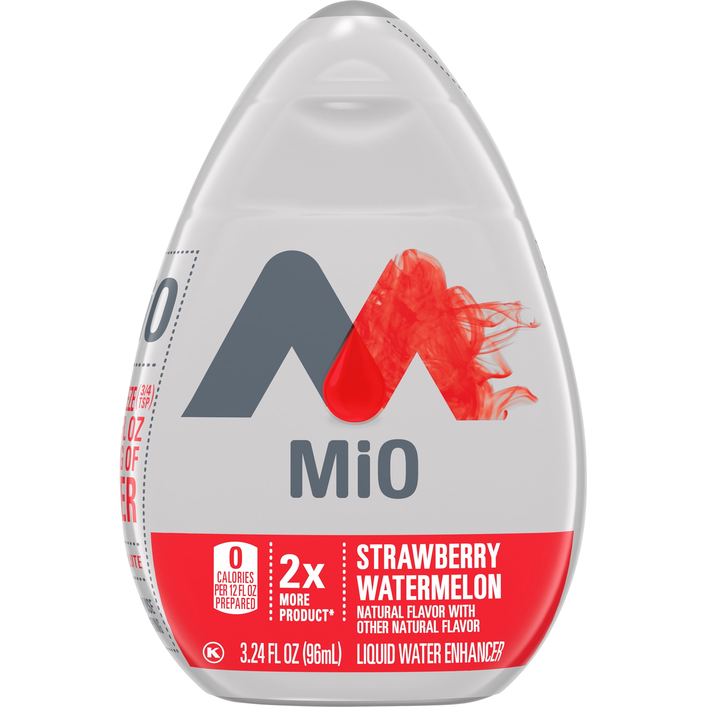 MiO Strawberry Watermelon Liquid Water Enhancer Big Bottle, 3.24 fl oz