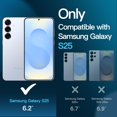 thumbnail image 2 of JETech 5 in 1 Case for Samsung Galaxy S25 5G with 2-Pack Each Tempered Glass Screen Protector and Camera Lens Protector, Non-Yellowing Shockproof Bumper Phone Cover (Clear), 2 of 7
