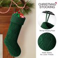 thumbnail image 4 of Ayieyill 6pcs Christmas Stockings Knitted Xmas Stockings Double-Sided 18 Inches Fireplace Stockings for Family Christmas Decoration (Burgundy,Ivory,Green), 4 of 7