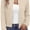 Apricot, variant on Carlikeit Women's Cropped Cardigan Sweater 2026 Button Down Knit Bolero Shrug Long Sleeve Lightweight Cardigan for Dresses, Office, Travel and Casual Wear