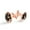 Color 3, variant on Men's Classic Stainless Steel, Galaxy Dancer Silhouette Cufflinks Business Wedding Shirts, Rose Gold