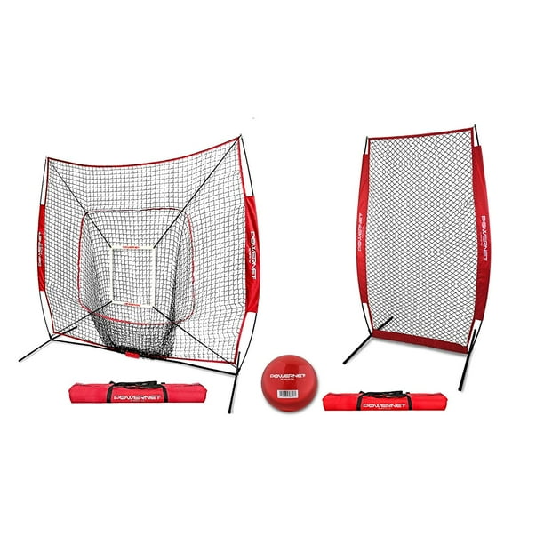 7x7 Baseball Softball Hitting Net Bundle with IScreen
