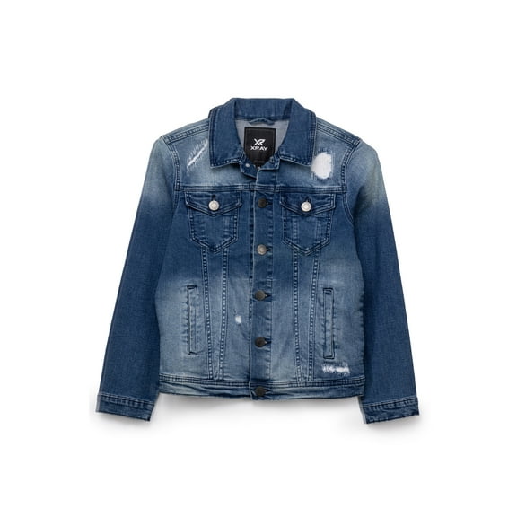X RAY JEANS  Boy's Denim Jacket, Med Blue, M
