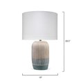 thumbnail image 3 of Jamie Young  Flagstaff Ceramic Table Lamp with Linen Shade, 3 of 5
