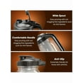 thumbnail image 2 of 64oz Thick Glass Cold Brew Coffee Maker - Mason Pitcher With Spout Lid & Stainless Steel Filter For Iced Drinks, 2 of 10