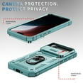 thumbnail image 2 of Decase Case Compatible with Apple iPhone Air,Shockproof Impact Resistant with Slide Lens Protective Cover Case for iPhone Air 6.5 inch 2025 Release,Case with Rotation Ring Stand,G, 2 of 9