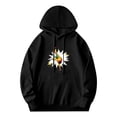 thumbnail image 3 of Men's Long Sleeve Hoodie Pullover - Hip - Hop Dance Design with Colorful Clothing & Energy Burst Front Pocket & Drawstrings, 3 of 7
