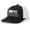 Black/White, variant on Patriot Pride Men's Political Snapback Mesh Trucker Hat - American Flag We The People, 250 Years of Freedom Design-Heather Grey/Black