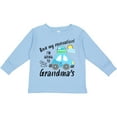 thumbnail image 3 of Inktastic Book my Reservation I'm Going To Grandma's Boys or Girls Long Sleeve Toddler T-Shirt, 3 of 5
