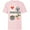Soft Pink, variant on Star Wars The Mandalorian Grogu Love Makes Everything Better - Short Sleeve T-Shirt for Kids - Customized-White