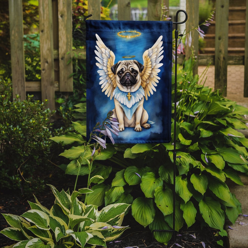 Pug My Angel Garden Flag 11.25 in x 15.5 in