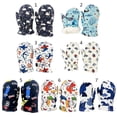 thumbnail image 4 of A Guantes de nieve de invierno impermeables para niños pequeños Patrones de animales de dibujos animados Forro de felpa Aislamiento térmico Cálido Deportes Ciclismo Esquí Mitones, 4 of 5