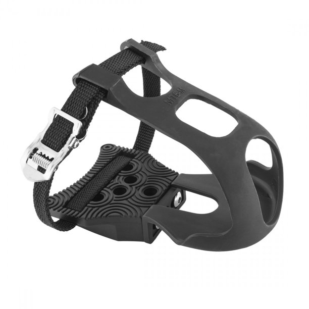 Exustar Toe Clip Pedal Thermoplastic Platform Converts Clipless to Platform