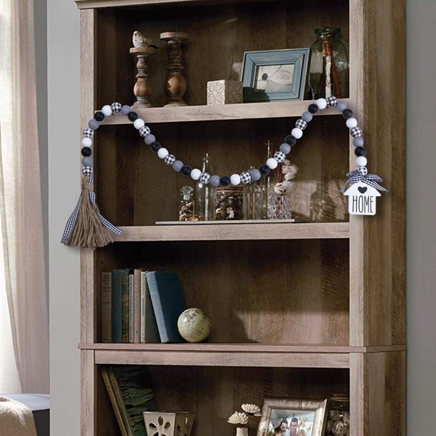 Guardurnaity Guirnalda rústica de cuentas con borlas: fácil de instalar para decoración de bodas, decoración de fiestas, granjas Ropa, zapatos y accesorios Miscelánea No.08