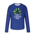 thumbnail image 4 of biudgviw Men's St.Patrick's Day Shirt Festival Print Soft Long Sleeve Graphic Tees Oversized Casual Crewneck Workout Top, 4 of 5