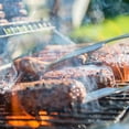 thumbnail image 4 of SPRING PARK 5Pcs/Set Round Barbecue Grill Mesh Wire Net Stainless Steel Racks Grid Grate Picnic Kit, 4 of 7